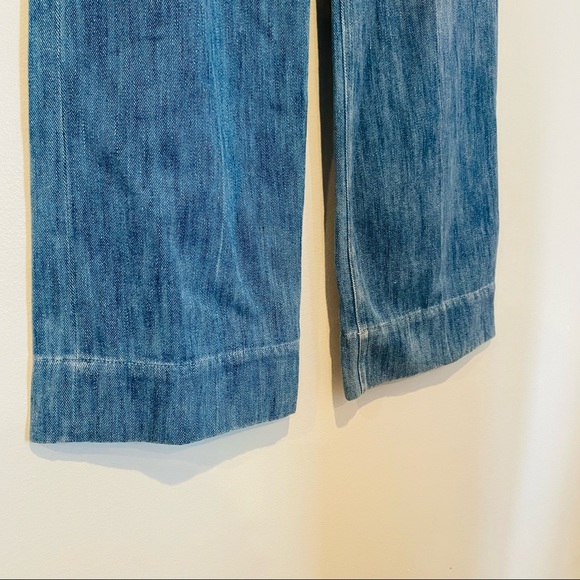 Isabel Marant Étoile Odessa Wide-Leg Denim Pants - Picture 4 of 10